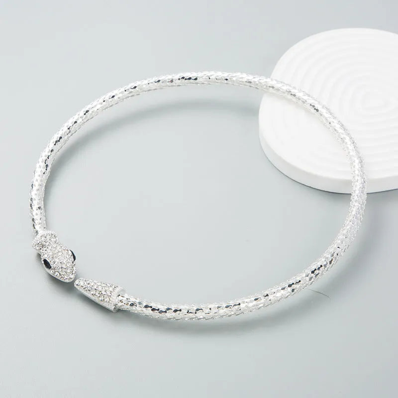 Euramerican Serpentine Collar Clavicle Chain Adjustable - Bellarte Enchanté Euramerican Serpentine Collar Clavicle Chain Adjustable